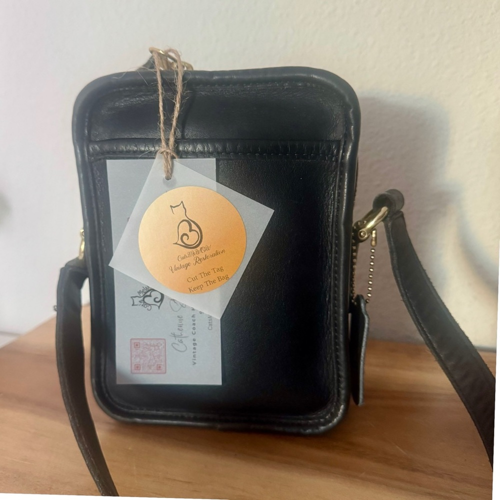 ❤️SoLDVintage Coach Black Kit Bag 9973 - Picture 10 of 10